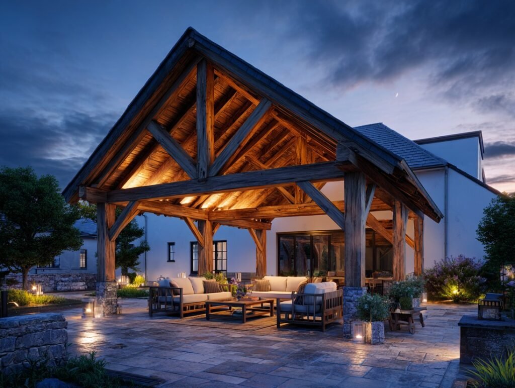 Frame Pavilion for Backyard