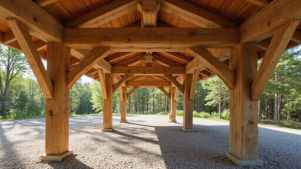 budget friendly timber pavilion construction