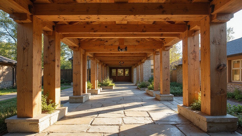 modern traditional timber pavilions