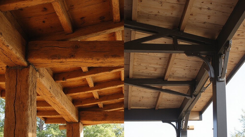 regular maintenance required timber vs metal