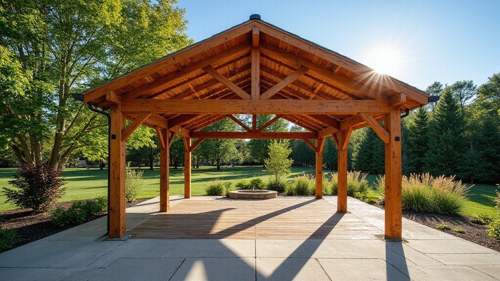 timber frame pavilion value increasing property
