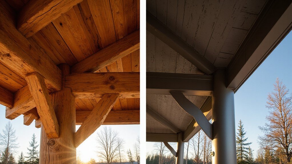 timber vs standard pavilion construction