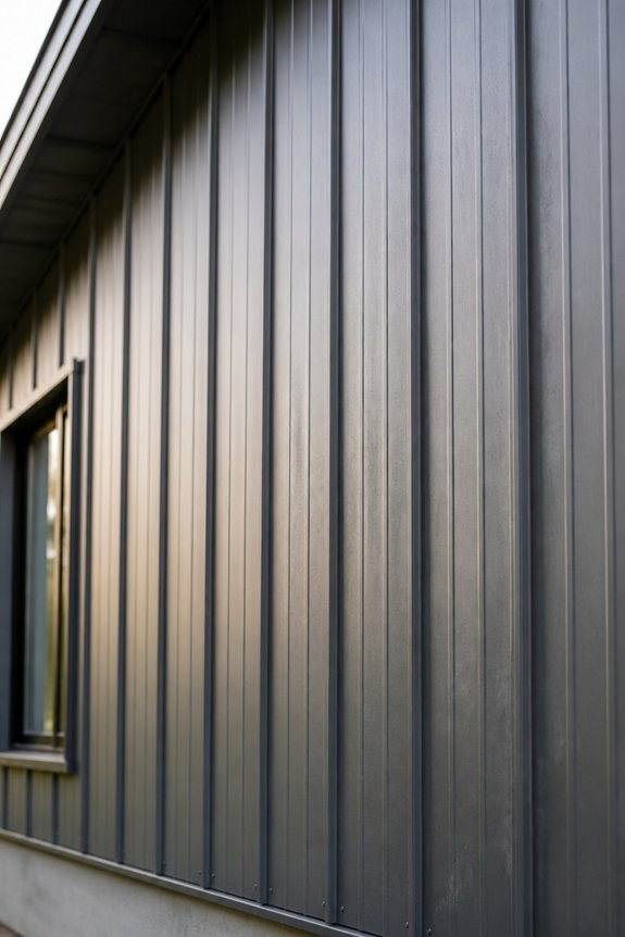 durable vertical metal siding