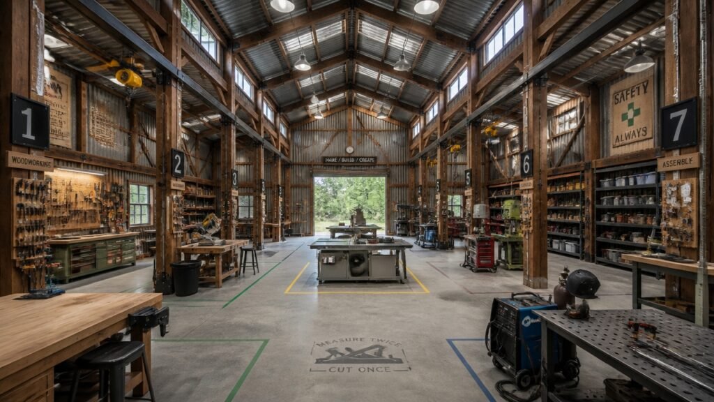 maximize space in workshop
