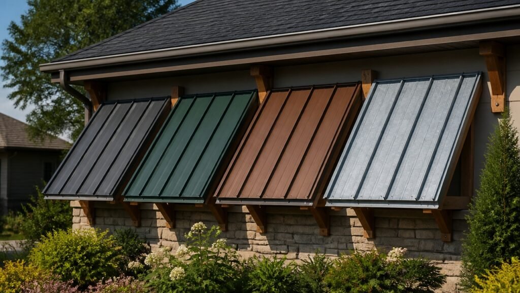 metal roofing color options